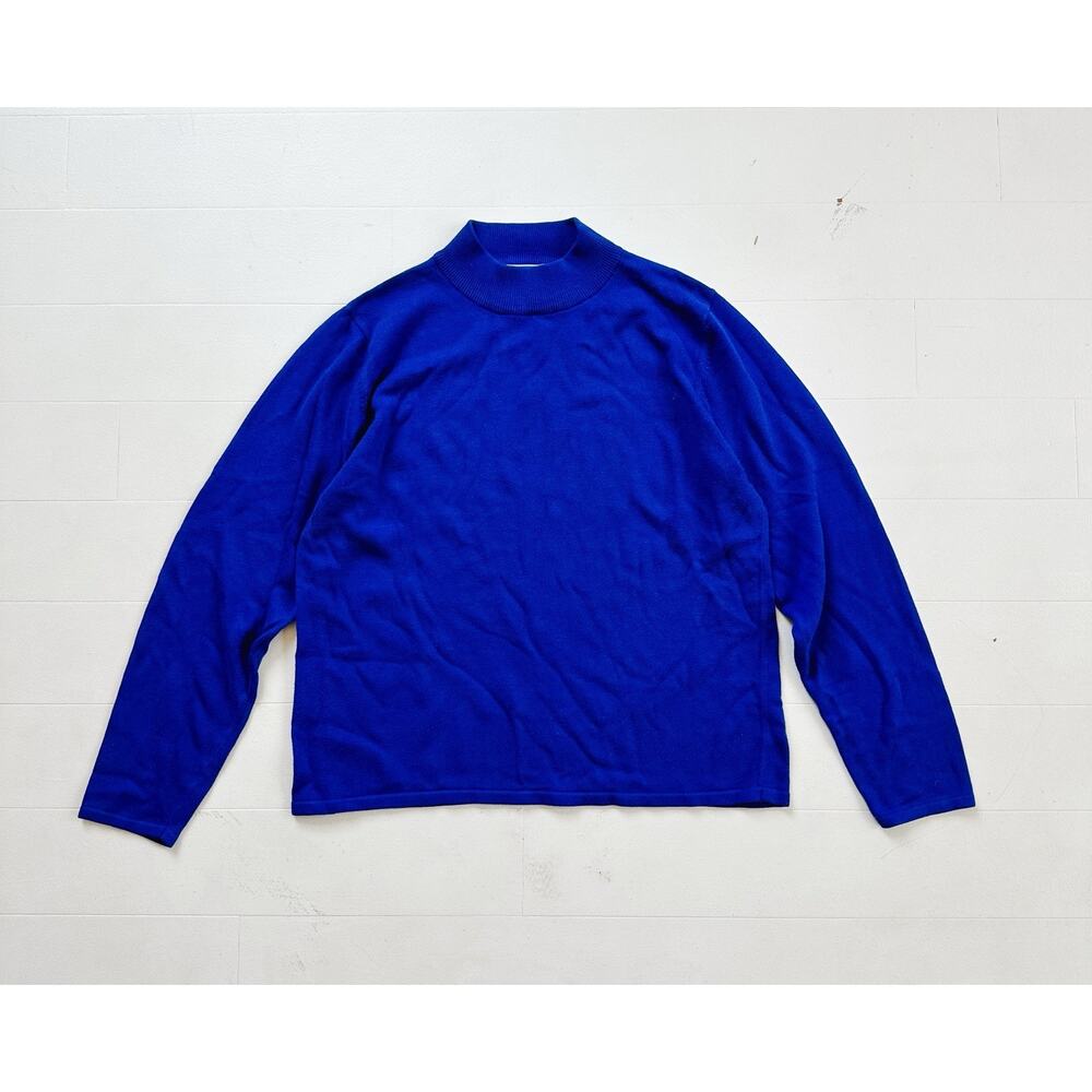 Vintage 90s Stephanie Andrews Blue Sweater Medium